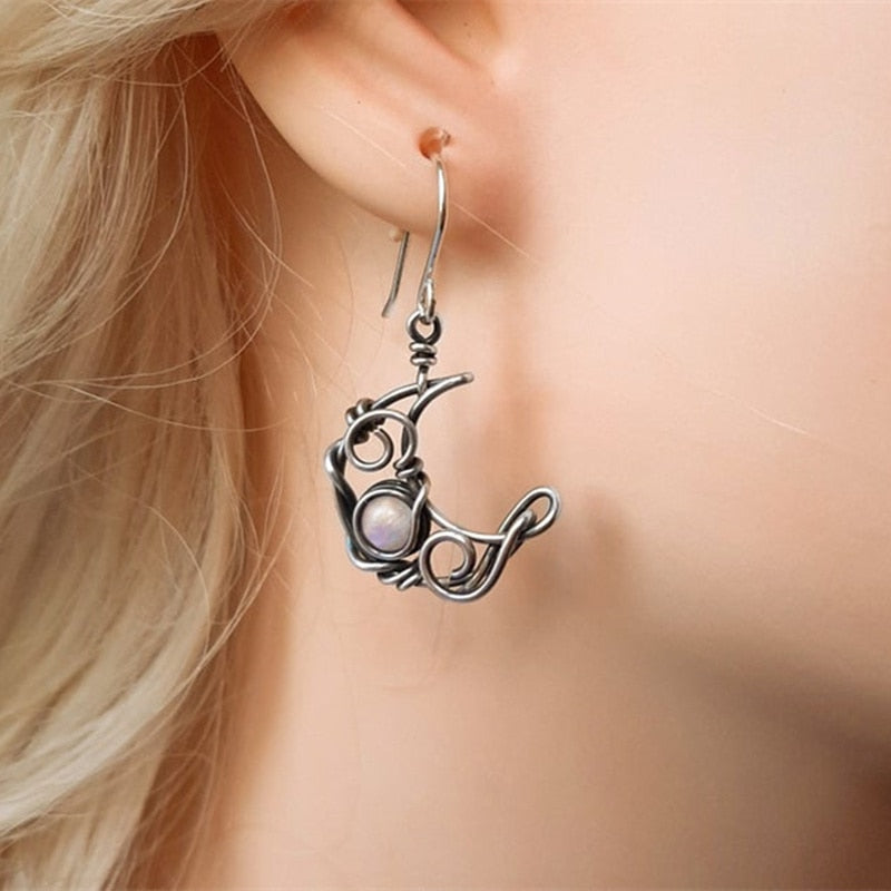 Bohemia Sun and Moon Earrings