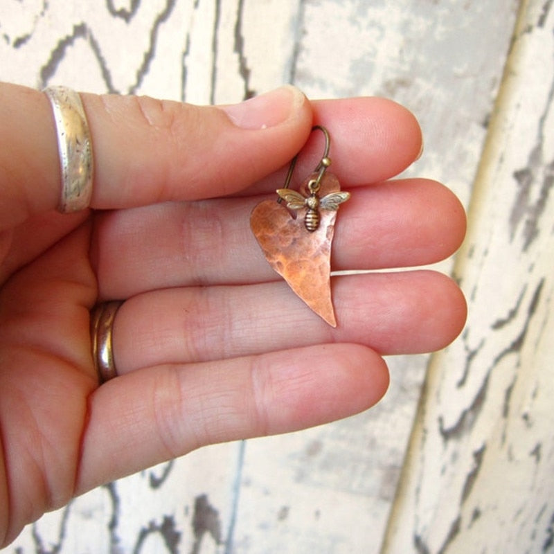 Vintage Honey Bee Earrings