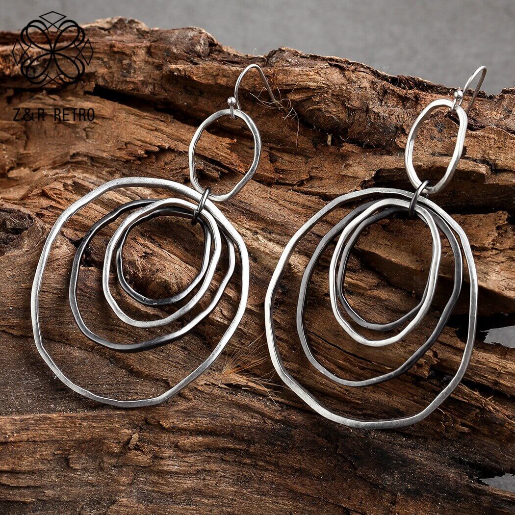 boho statement earrings