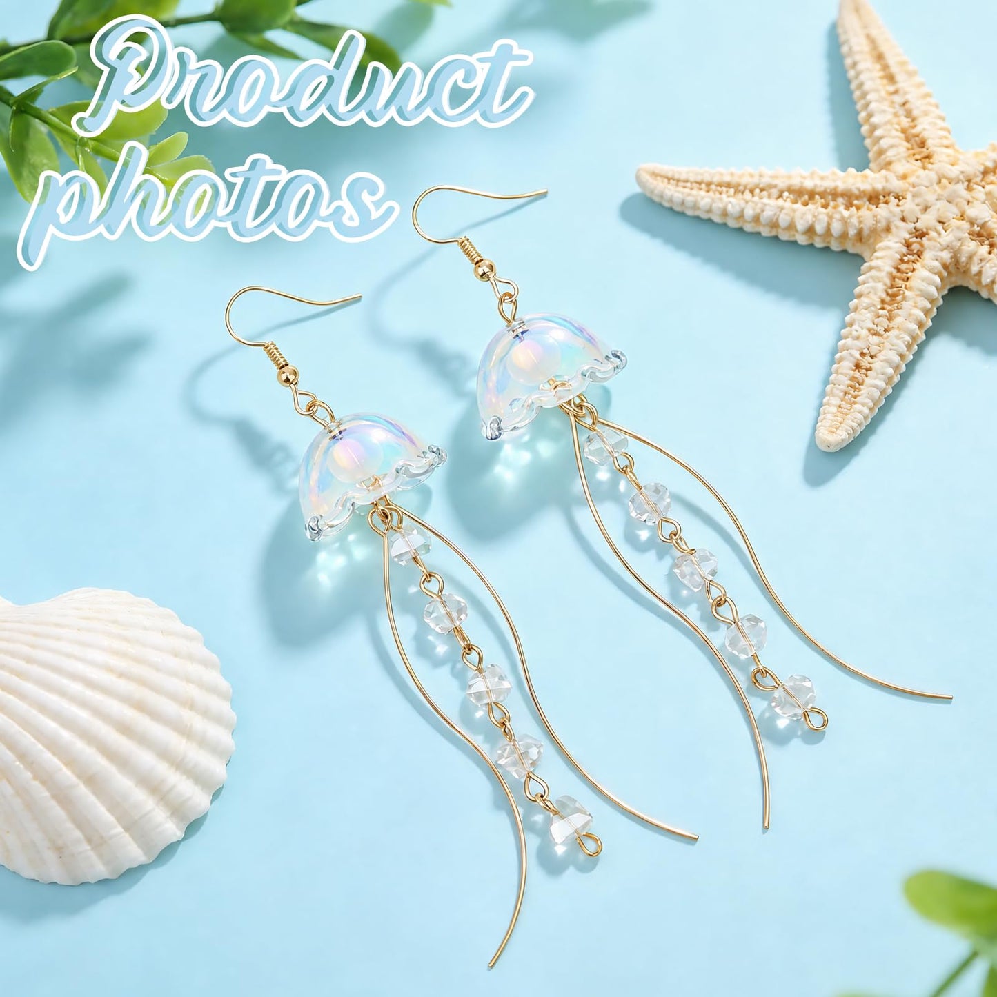 Jellyfish Dangle Drop Earrings for Women,Charm Beach Earrings,Hawaiian Vacation Music Festival Club Accessories, Birthday Anniversary Holiday Gifts for Women Sisters Friends Her
