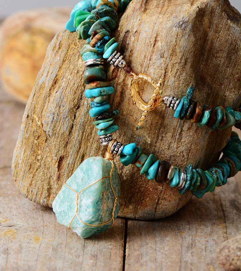 Bohemia Pendant Collar  Necklace