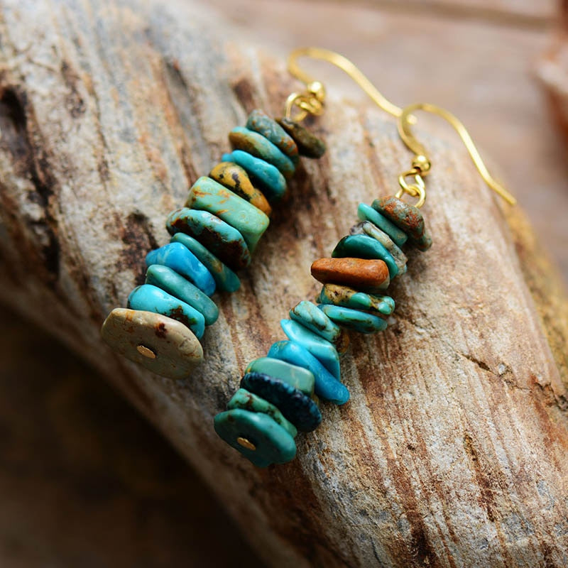 Natural Stones Dangle Earrings