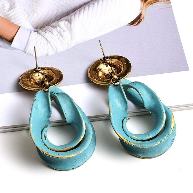 Vintage Statement Drop Earrings