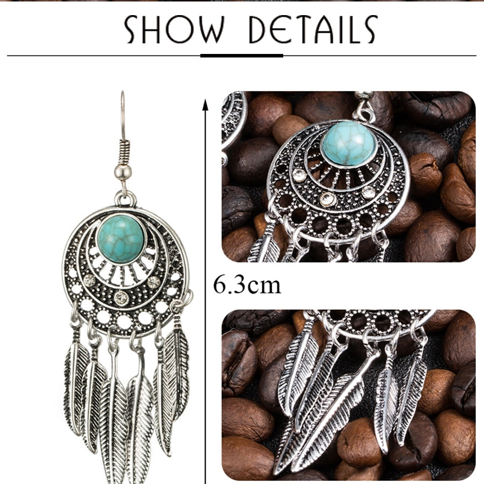 Vintage Women's Dream Catcher Earrings