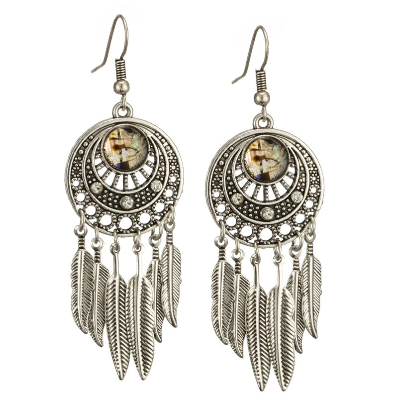 Vintage Women's Dream Catcher Earrings
