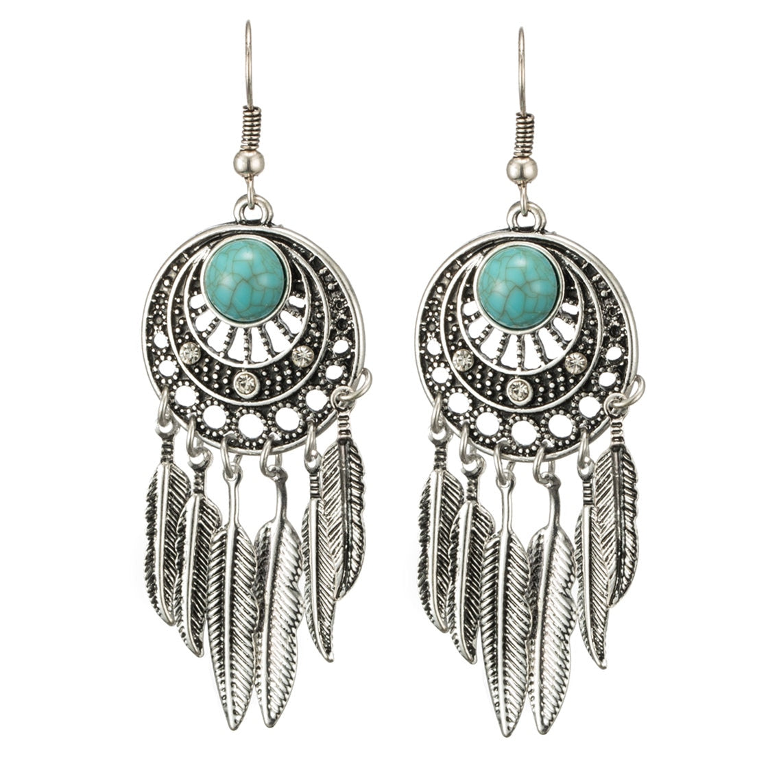 Vintage Women's Dream Catcher Earrings