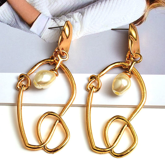 Misshapen Dangle Drop Earrings