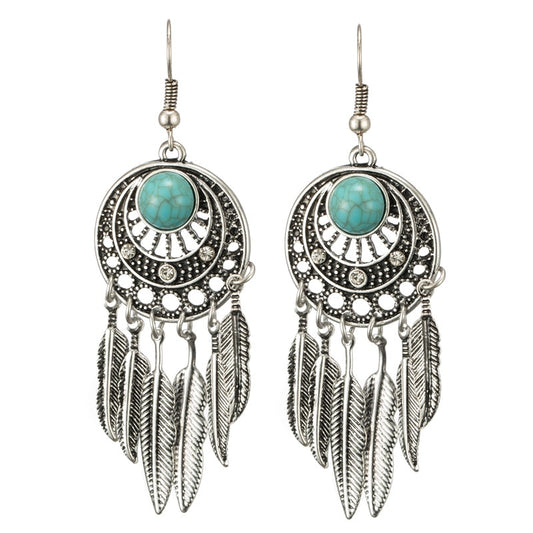 Vintage Women's Dream Catcher Earrings