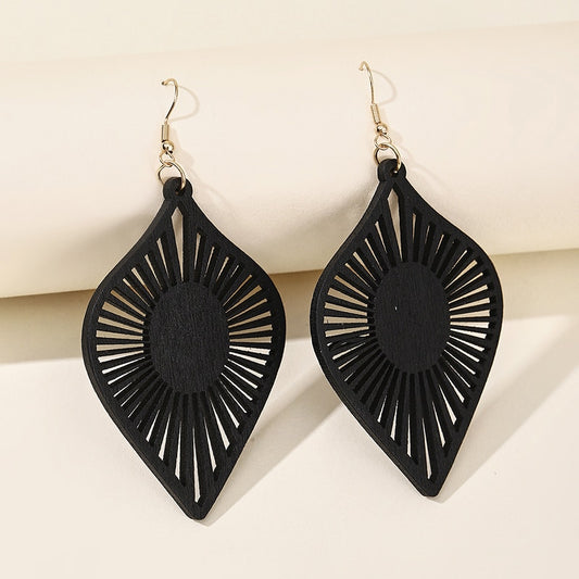 Ethnic Wood Earrings