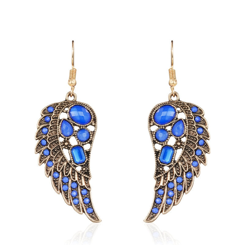 Long Wing Earrings