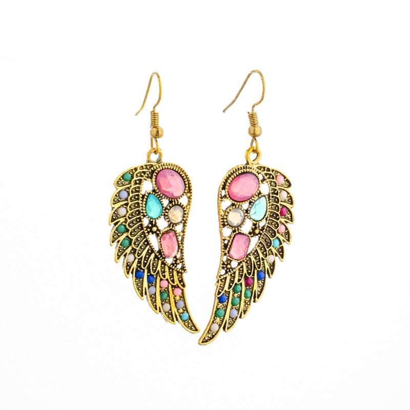 Long Wing Earrings
