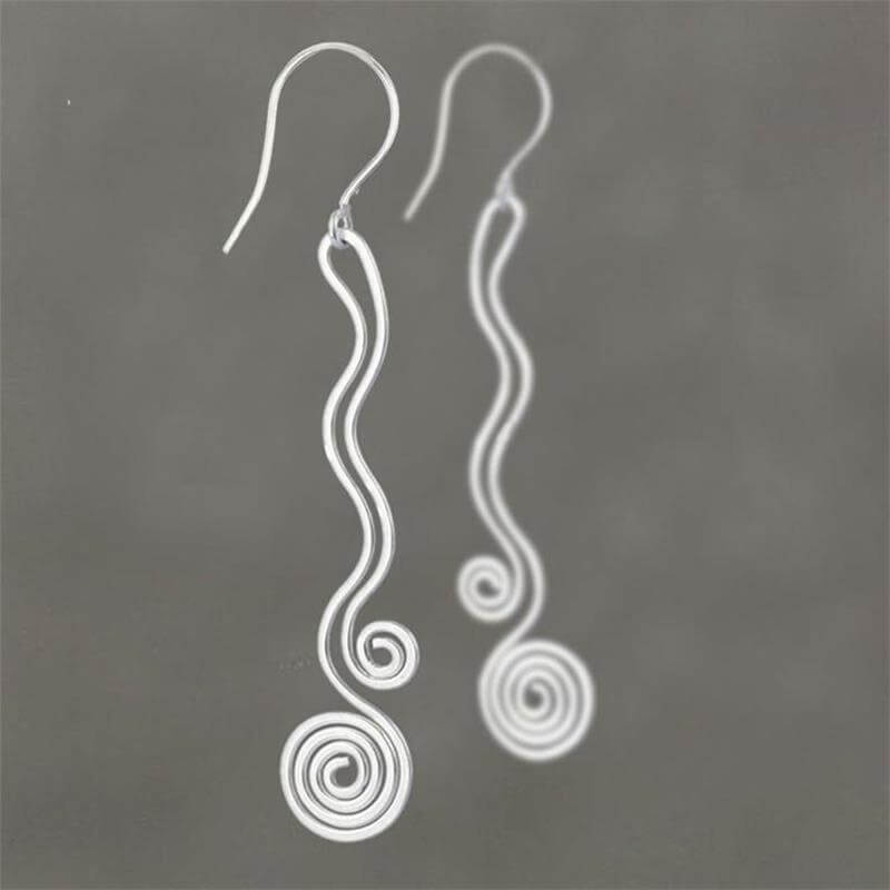 Spiral Dangle Earrings