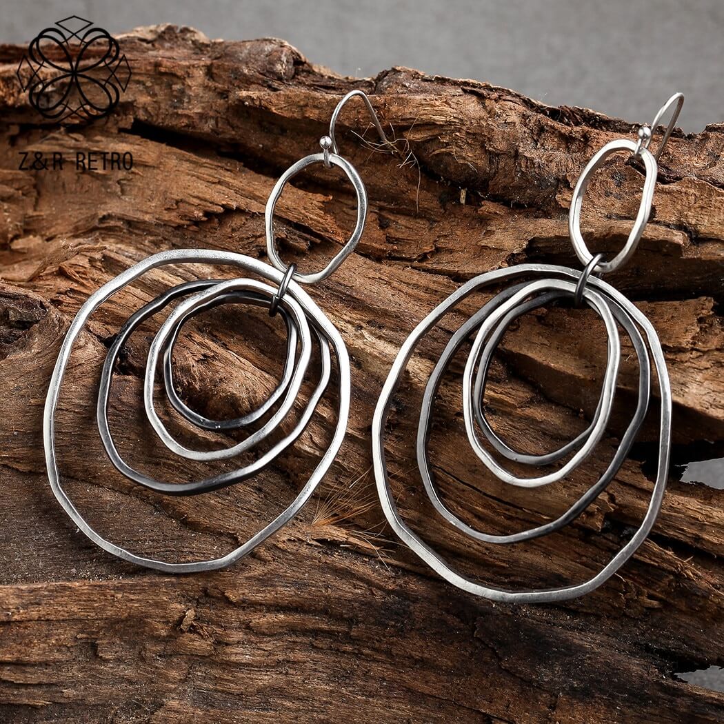 boho statement earrings
