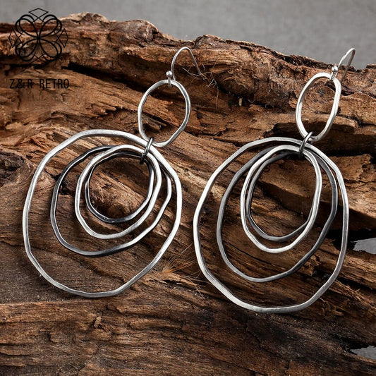 boho statement earrings