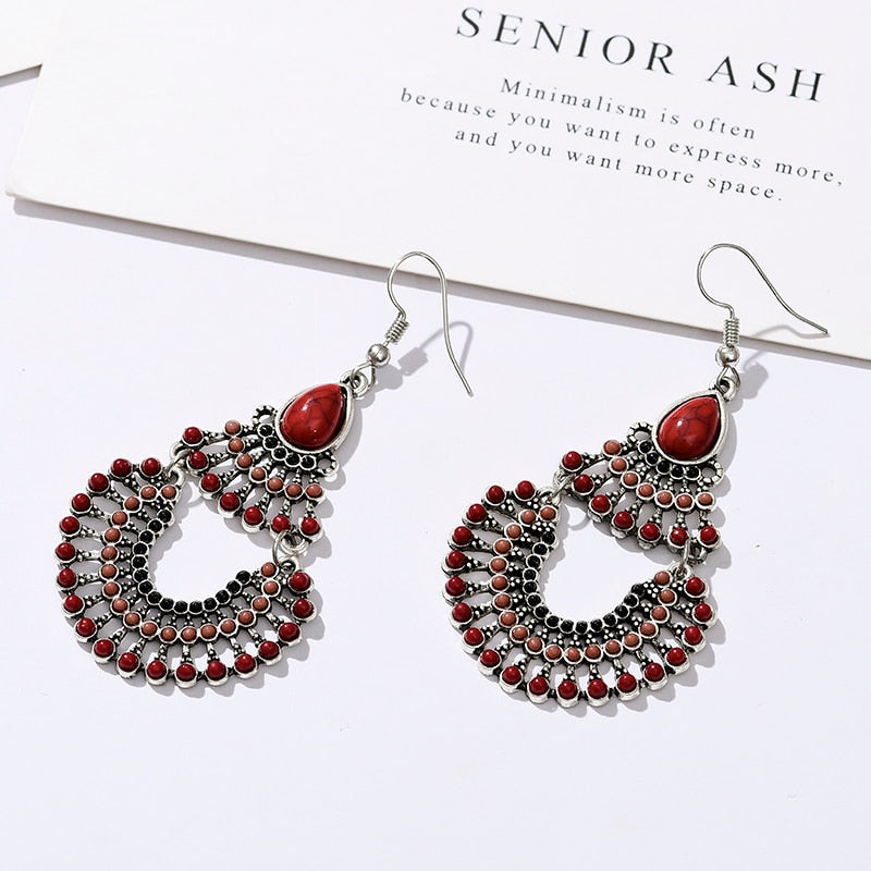 diamond dangle drop earrings