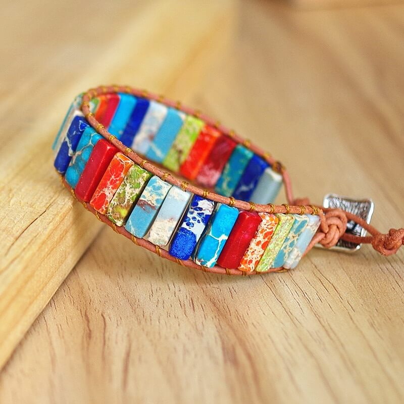 stone wrap bracelet