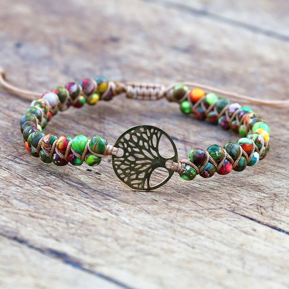 stone bead bracelet