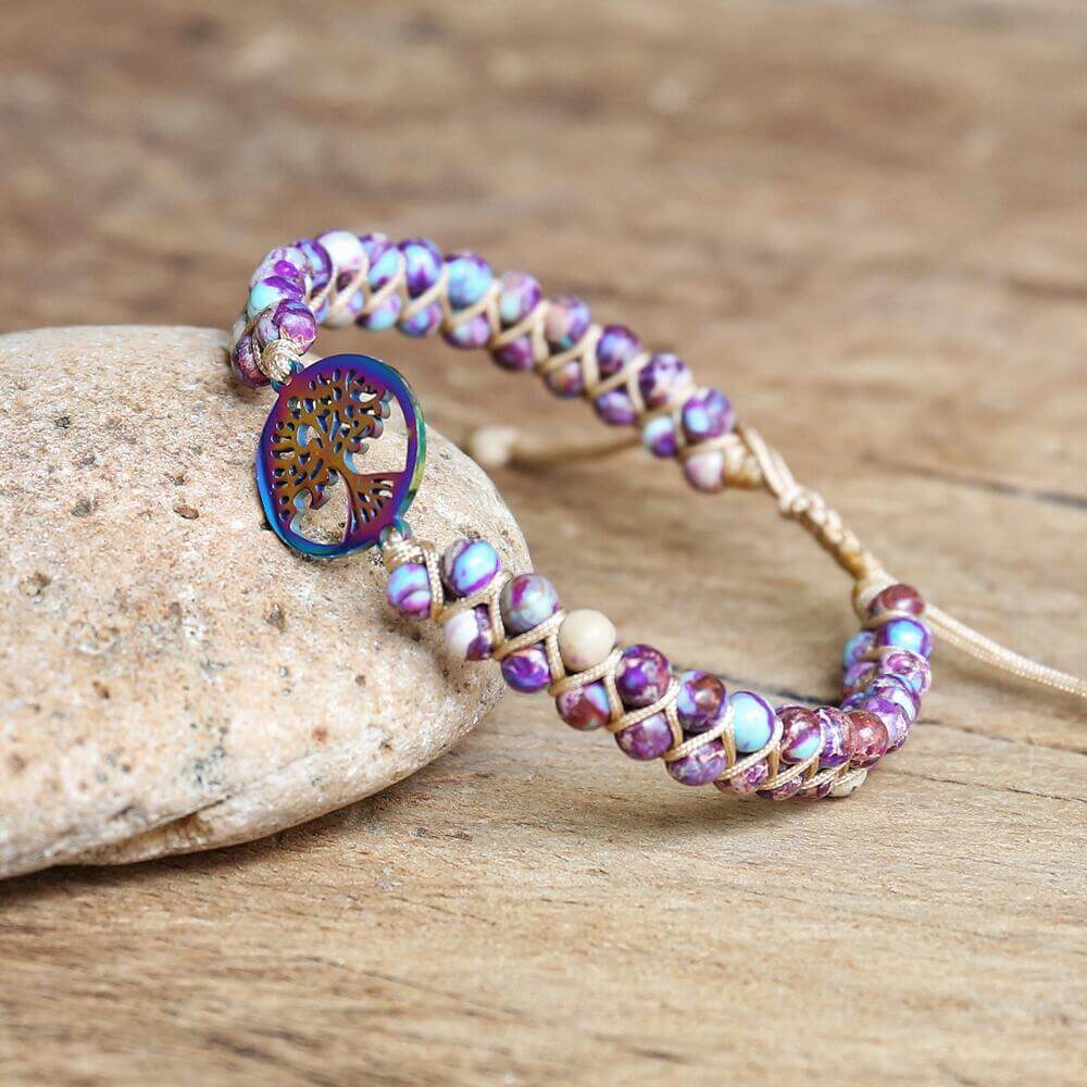 stone bead bracelet