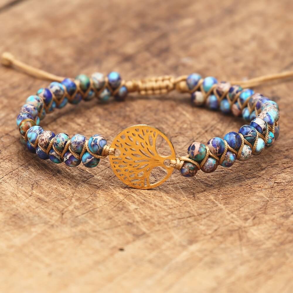 stone bead bracelet